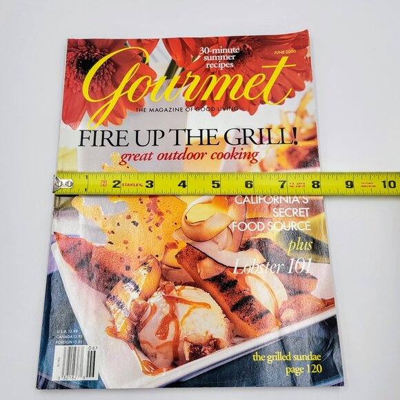 Vintage Cookbooks Gourmet June 2000 Country Cooking December 1988 Cooking Recipe - Picture 9 of 15